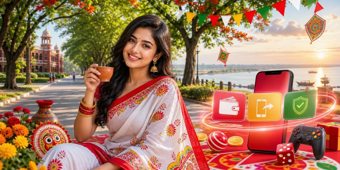 রাজশাহী মোবাইল পেমেন্ট সুবিধা সঙ্গে মেয়েটি